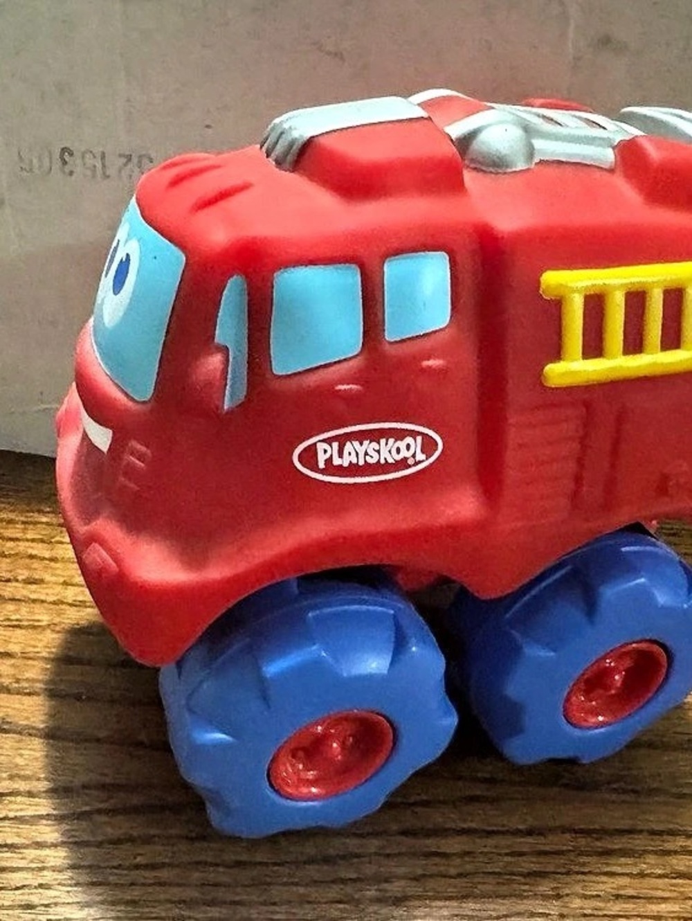Playskool Red & Blue firetruck soft Toy Vehicle